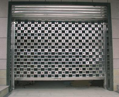 晶宇彩鋼電動(dòng)卷簾門